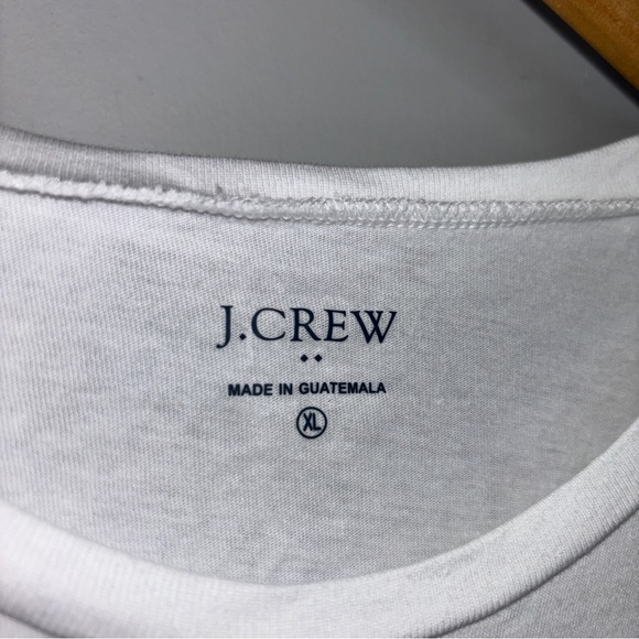 J. Crew White Cotton T-Shirt - Picture 2 of 6